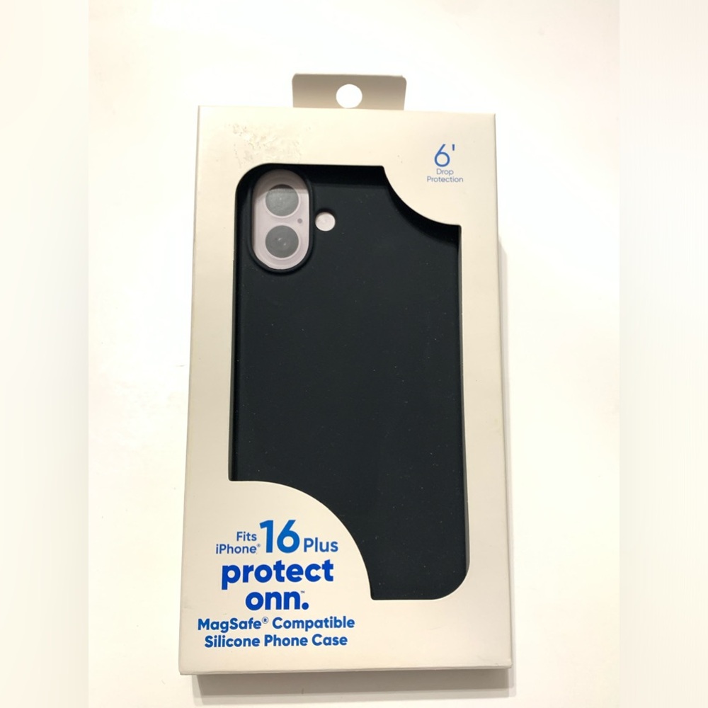 iPhone 16 Plus Onn Silicone Case Black